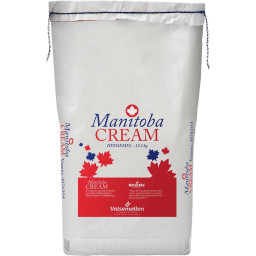 Manitoba Cream Hvedemel 12,5 kg. - Valsemøllen