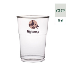 Fadølsglas / Bæger i Plastik 40cl - Fuglsang