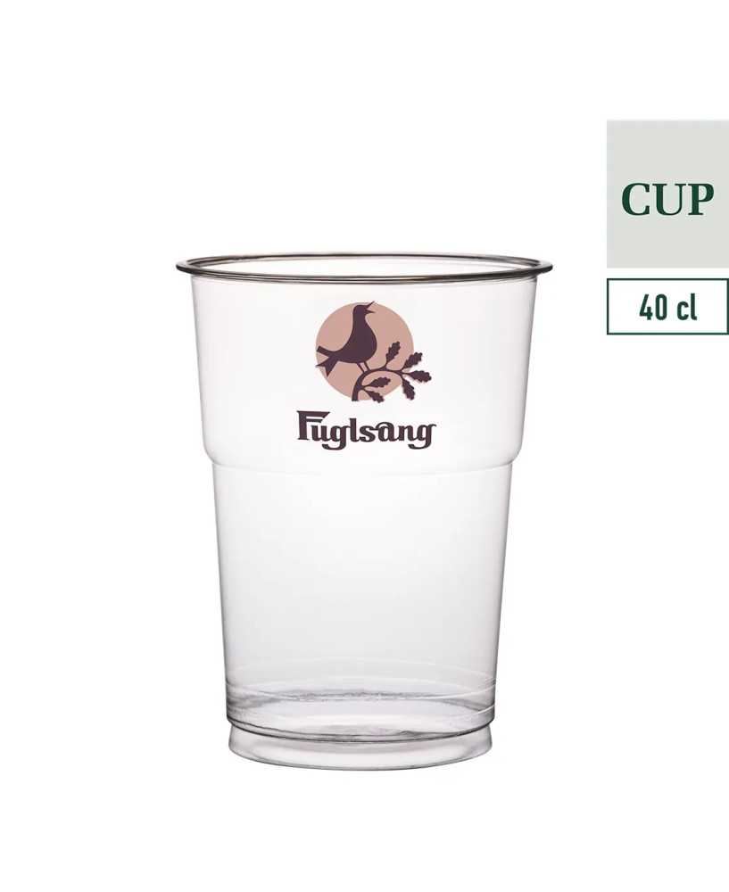 Fadølsglas / Bæger i Plastik 40cl - Fuglsang