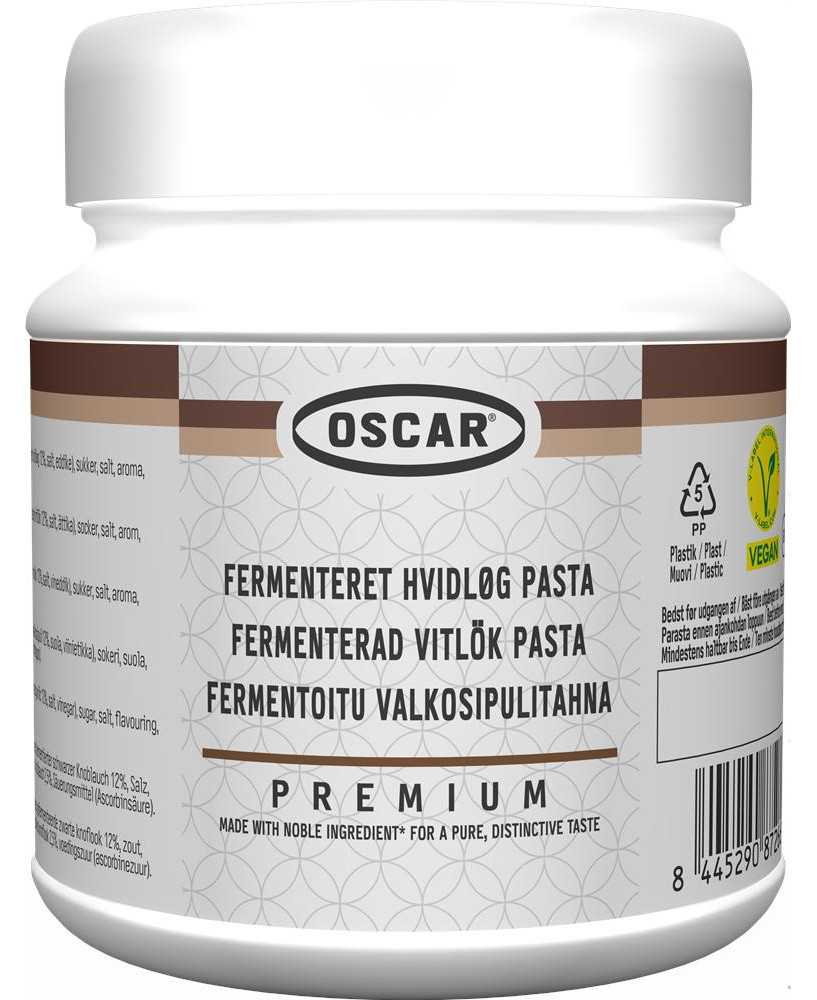 Oscar Fermenteret Sorte Hvidløg - Krydderpasta Oscar Fermenteret Sorte Hvidløg - Krydderpasta