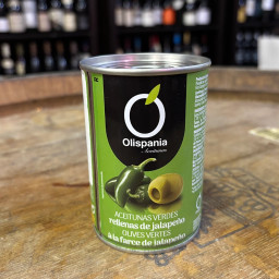 Oliven Grønne Spanske Manzanilla m. Jalepeno 280g - Almondeli