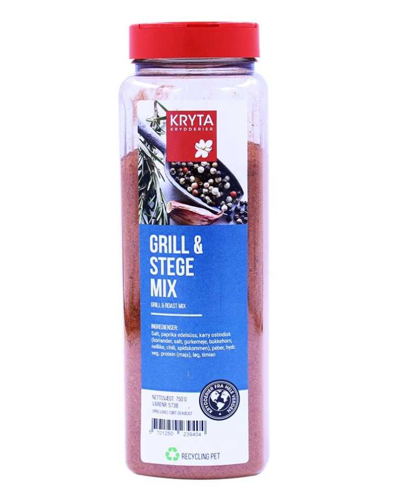 Kødkrydderi Til Stege og Grill 750g - Kryta Kødkrydderi Til Stege og Grill 750g - Kryta
