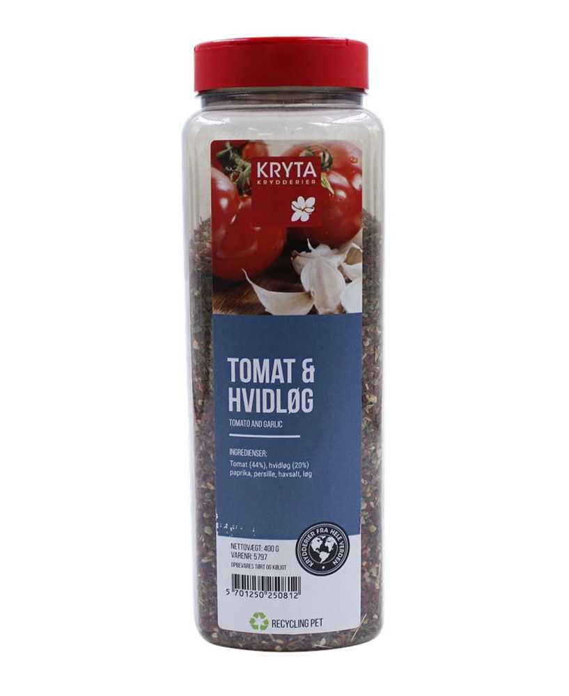 Krydderiblanding med Tomat og Hvidløg 400g - Kryta Krydderiblanding med Tomat og Hvidløg 400g - Kryta