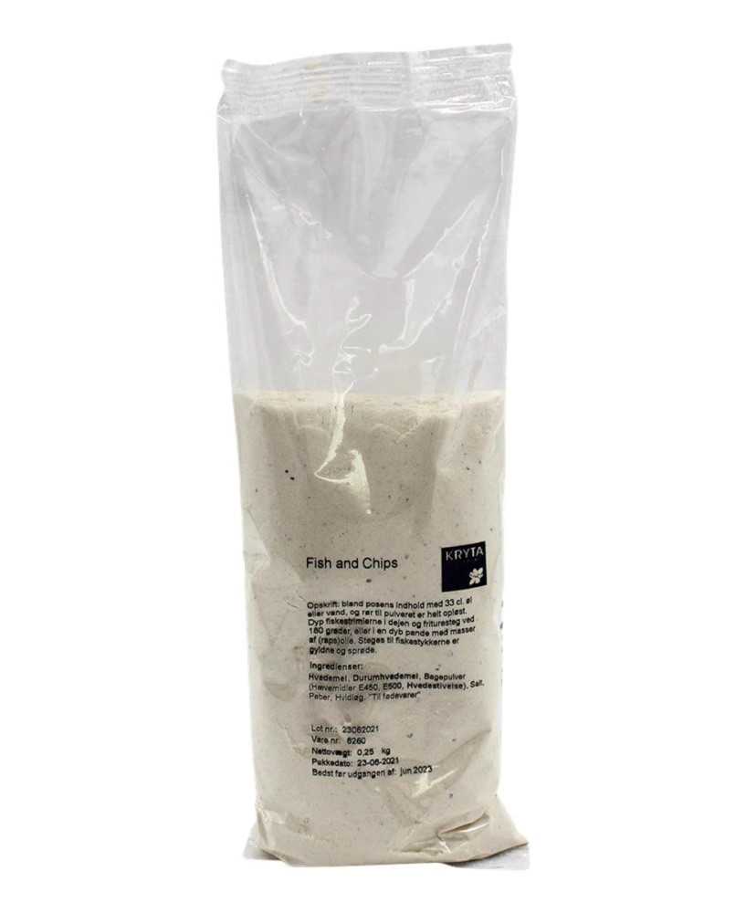 Fish n' chips Panering 250g - Kryta Fish n' chips Panering 250g - Kryta