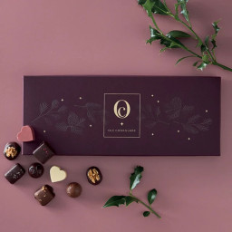 Fyldte JuleChokolader i Juleæske m. 24 stk - Ole Chokolade