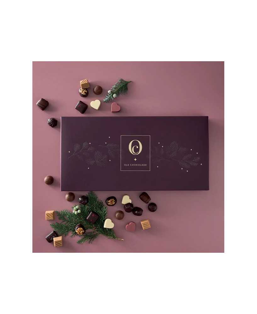 Fyldte JuleChokolader i Juleæske m. 50 stk - Ole Chokolade Fyldte JuleChokolader i Juleæske m. 50 stk - Ole Chokolade