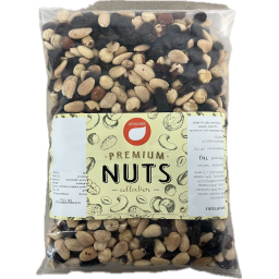 Nøddemix 1 kg. med Rosiner og Tranebær - Sportsmix i pose