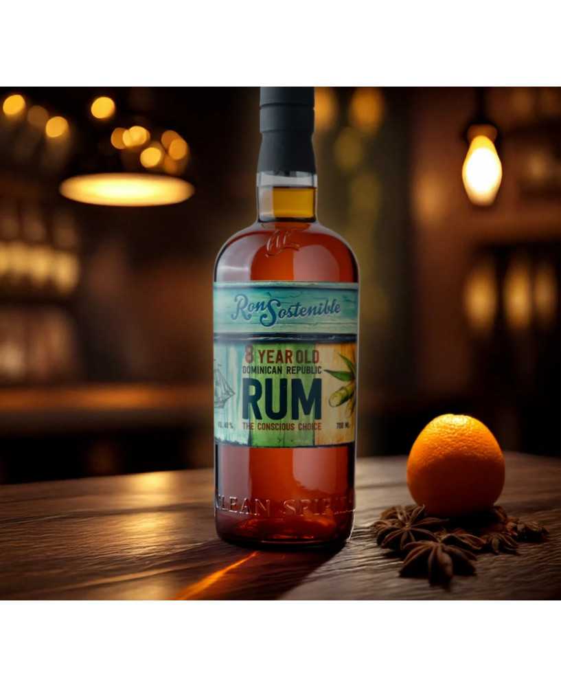 Jule Rom Ron Sostenible 8 års 70cl. - A Clean Spirit med bagrund appelsin og nelliker Jule Rom Ron Sostenible 8 års 70cl. - A Clean Spirit med bagrund appelsin og nelliker