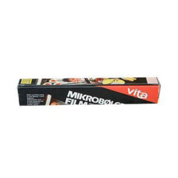 Madfilm til Mikroovn Vita Uperforeret 30cm x 15m Klar i cut-box