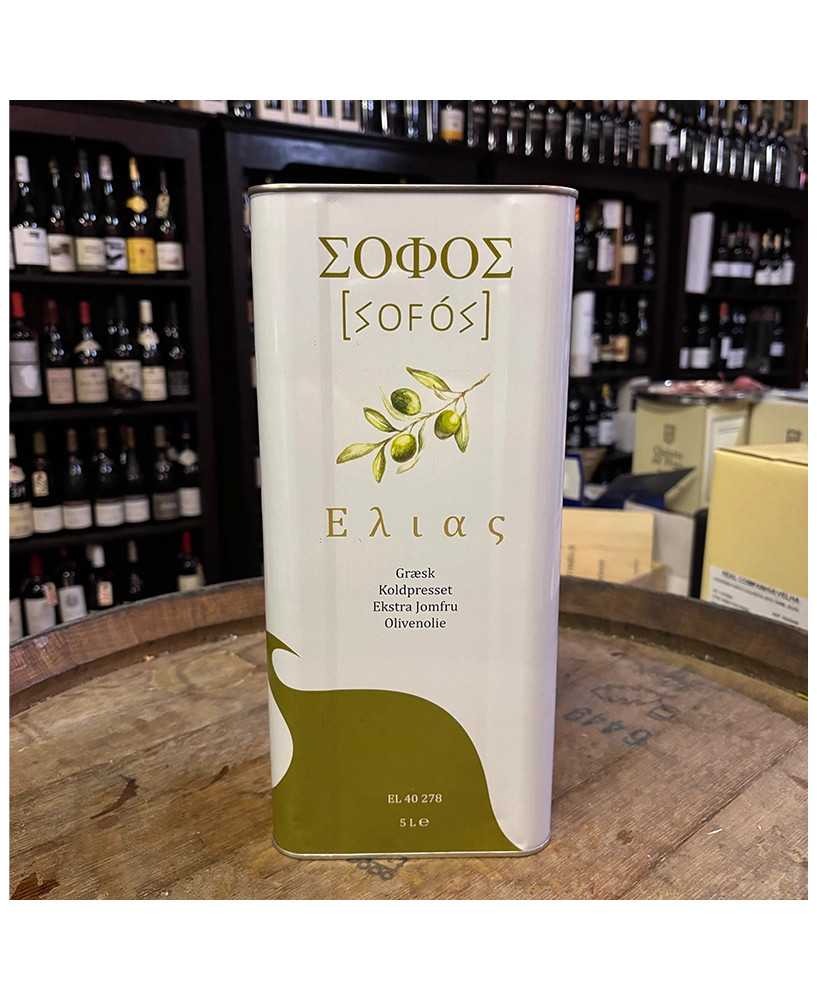 Sofos Græsk Ekstra Jomfru Olivenolie 5 liters dåse Sofos Græsk Ekstra Jomfru Olivenolie 5 liters dåse