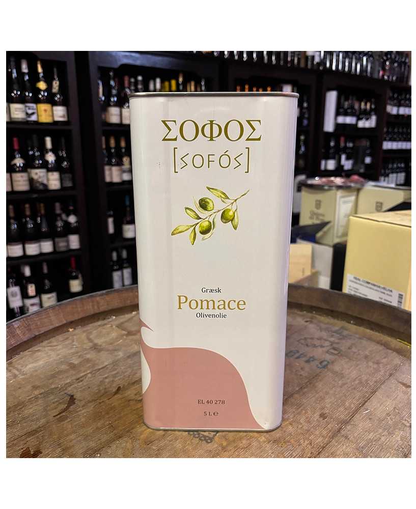 Olivenolie Pomace 100% - 5 liter Græsk - Sofos Iliaki