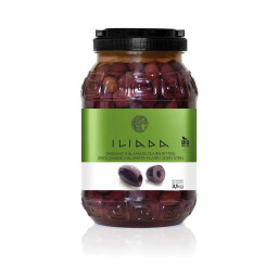 Kalamata Oliven uden sten Øko 3,1 kg. - Iliada