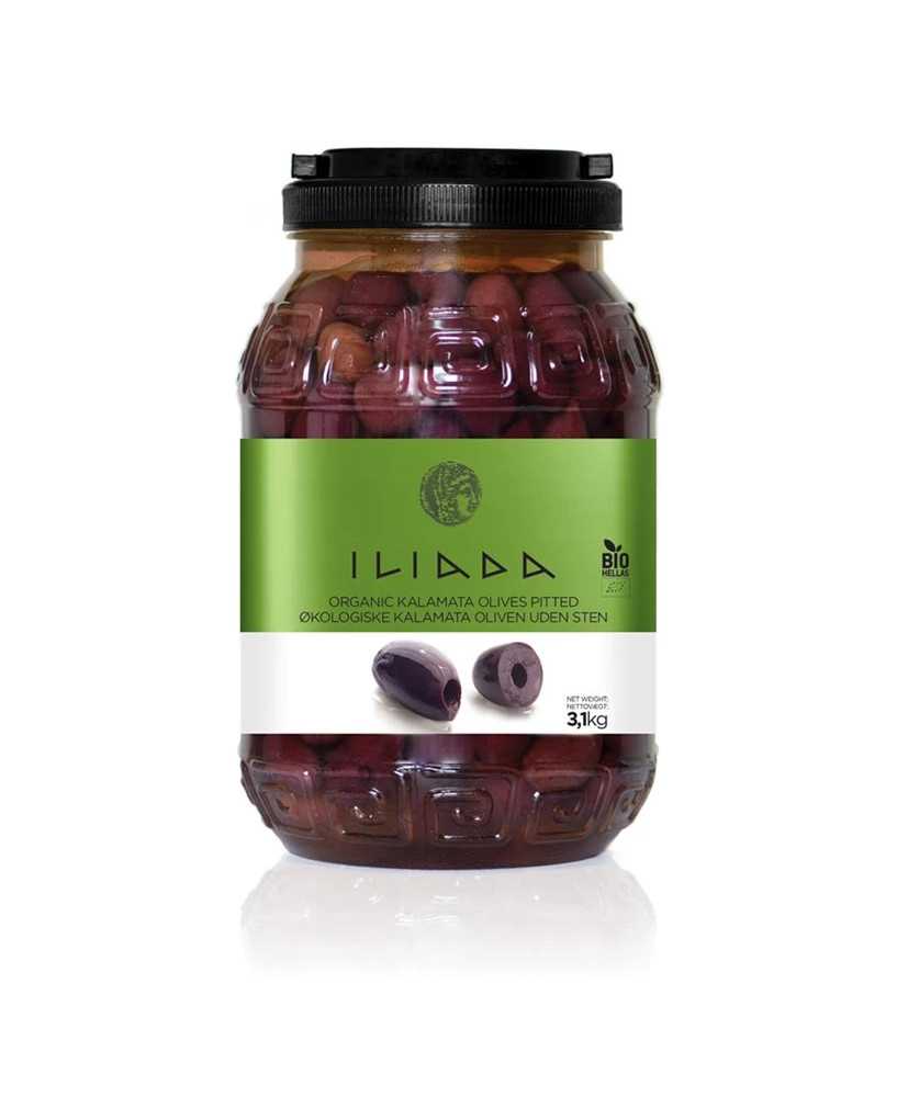 Kalamata Oliven uden sten Øko 3,1 kg. - Iliada Kalamata Oliven uden sten Øko 3,1 kg. - Iliada