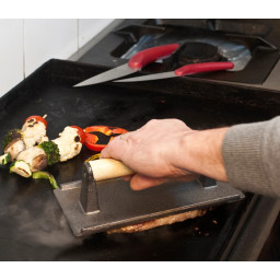 Grillpresser / Bøfpresser i Støbejern til Bøffer og Smashburgers Deglon