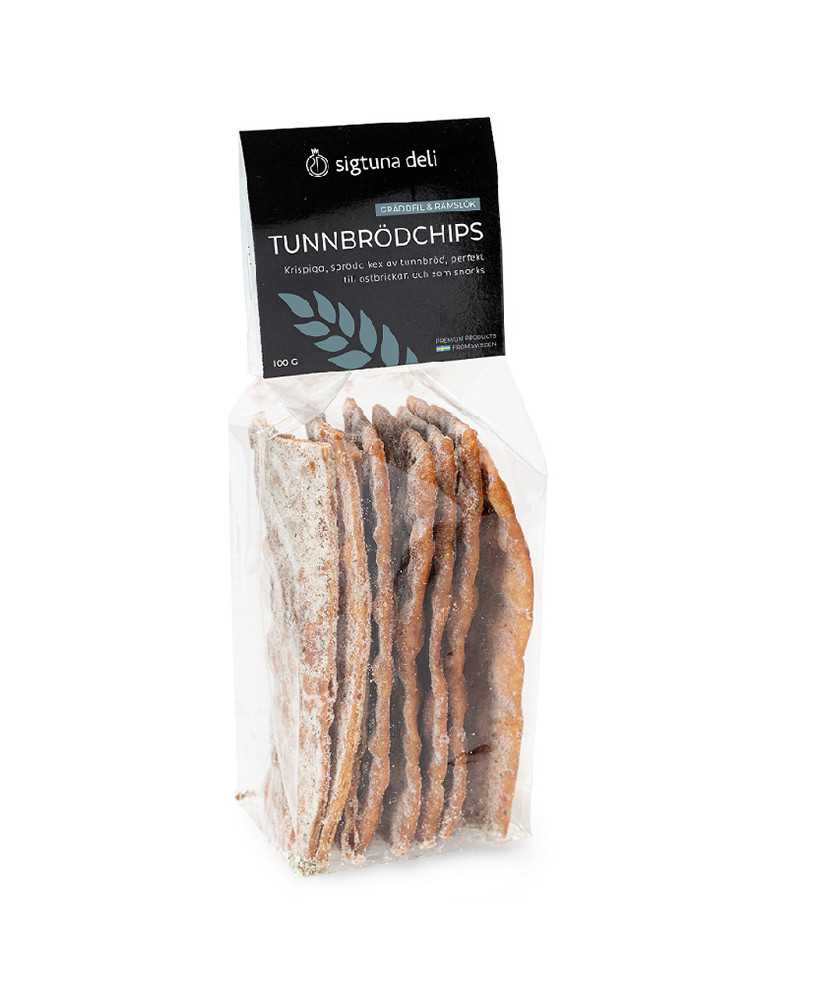 Tunnbrödschips Gräddfil & Ramsløg 100g Tunnbrödschips Gräddfil & Ramsløg 100g