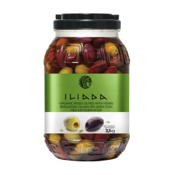 Olivenmix uden sten Økologisk 3,1 kg - Iliada