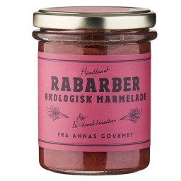 Rabarbermarmelade Økologisk 200g - Annas Gourmet