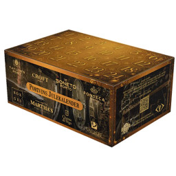 Portvinsjulekalender 2026 med 24 låger og 24 × 5 cl portvin