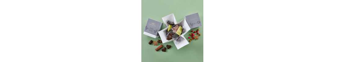 Fyldte Julechokolader fra Ole Chokolade i Juleæske